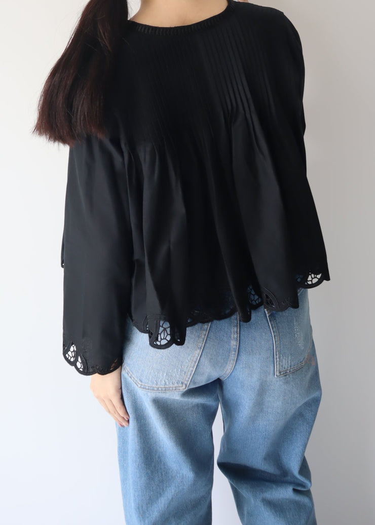 【新作】lace front string cardigan/K251-66120