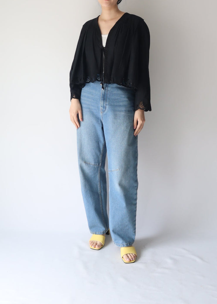 【新作】lace front string cardigan/K251-66120