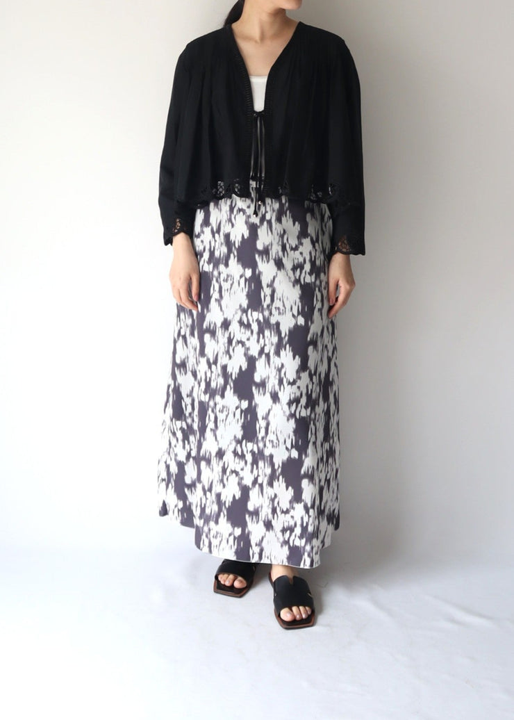 【新作】lace front string cardigan/K251-66120