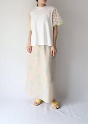 【新作】Sheer sleeve Tshirt/K251-62256