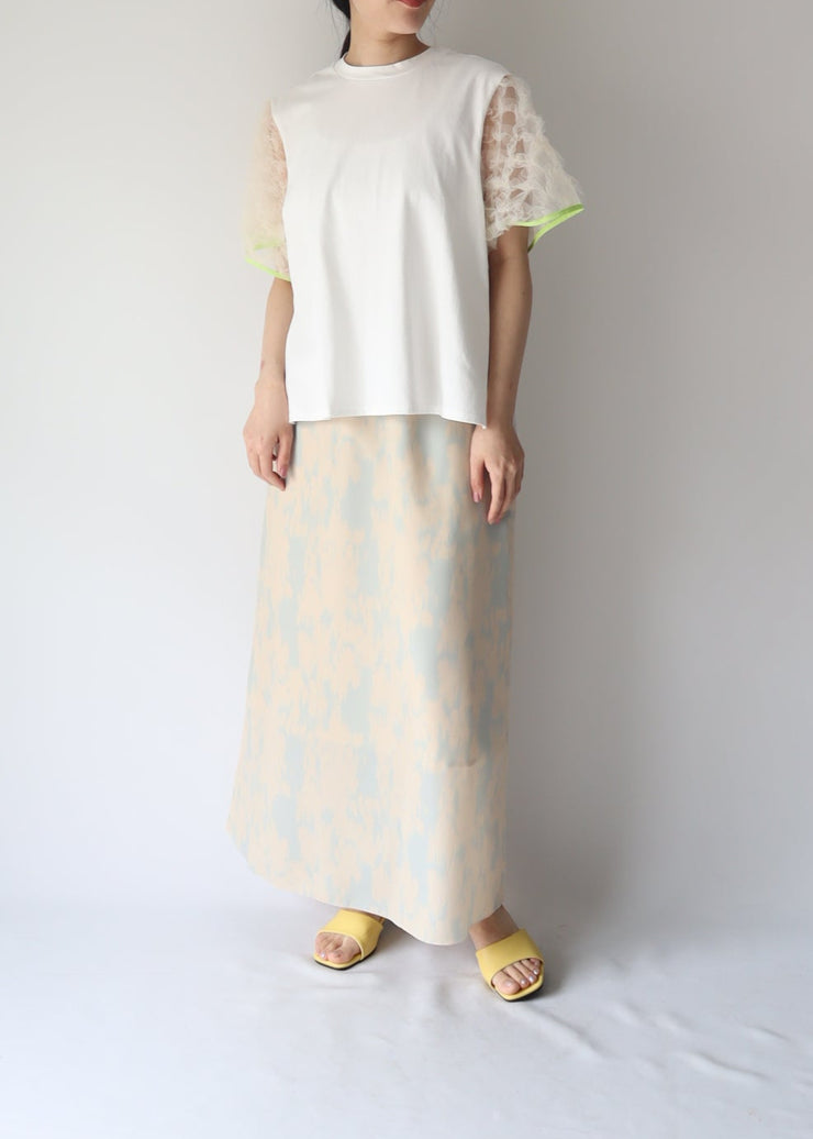【新作】Sheer sleeve Tshirt/K251-62256