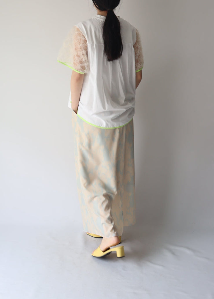 【新作】Sheer sleeve Tshirt/K251-62256