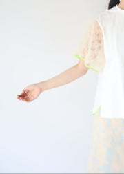【新作】Sheer sleeve Tshirt/K251-62256