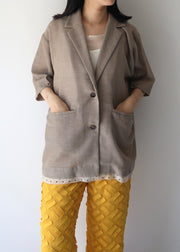 【新作】half sleeve jacket/K251-68139