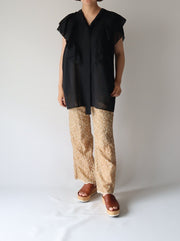Tie  raffle blouse/K241-66101