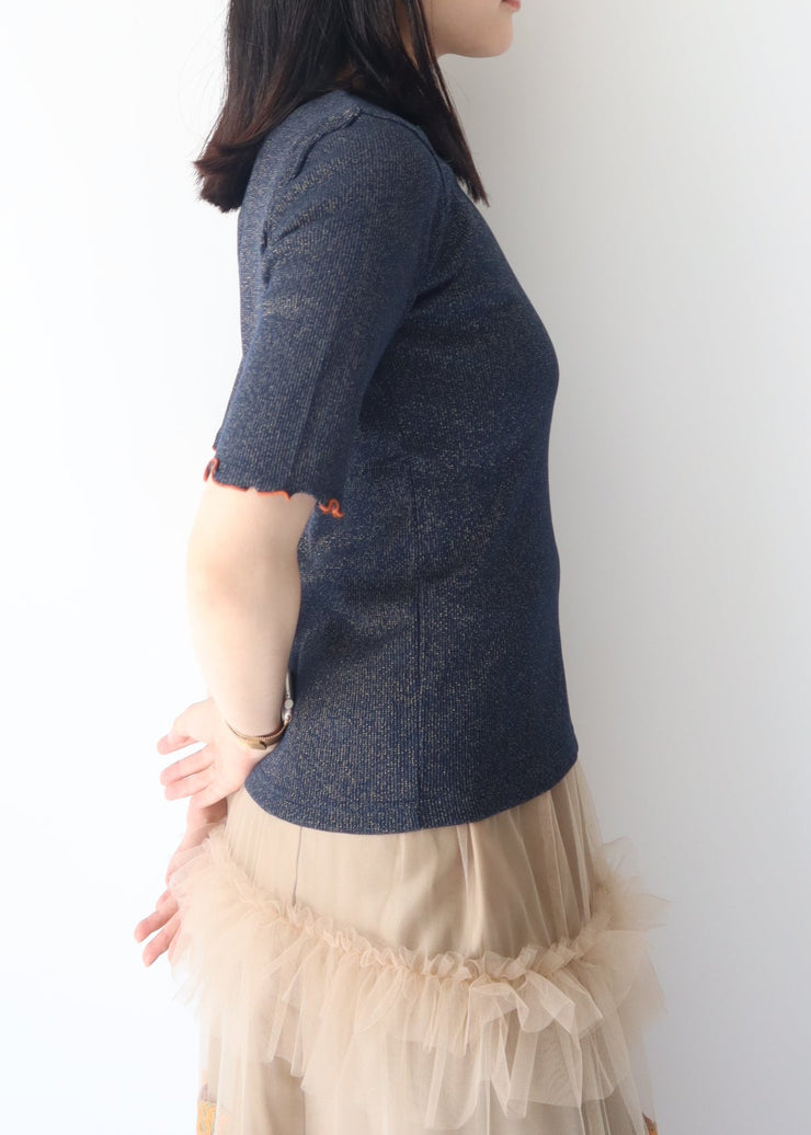 【新作】lame rib Tshirt/K251-62260