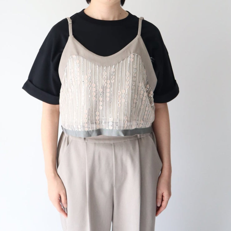 【第2位】2way sequins camisole/K246-66109