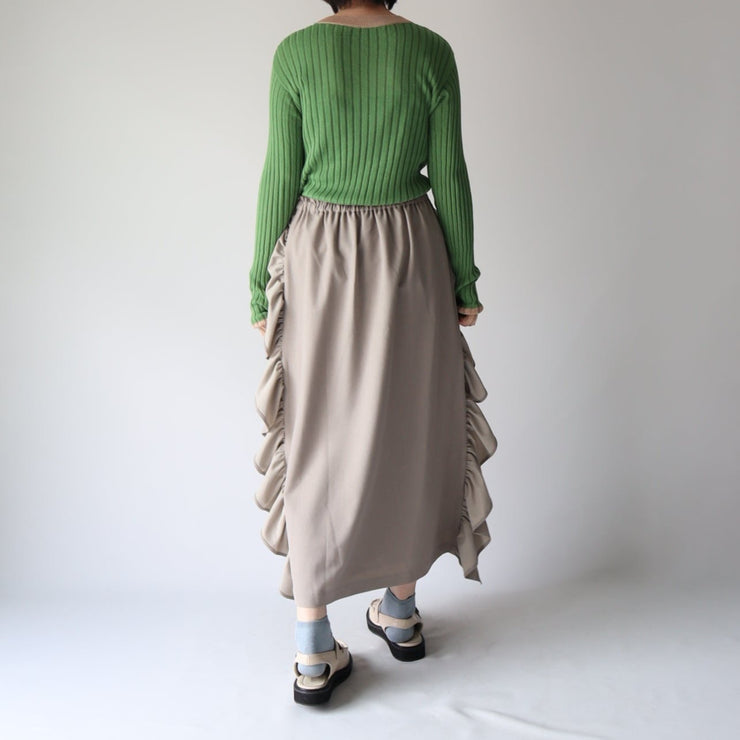 【第4位】Bicolor rib knit/K246-61050