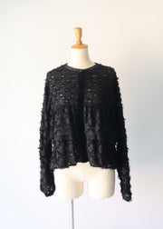 【第1位】cut jacquard tiered blouse/K256-66130