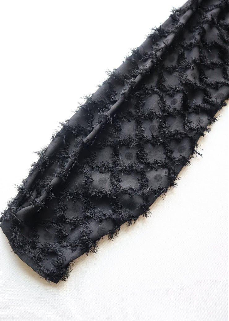 【第1位】cut jacquard tiered blouse/K256-66130