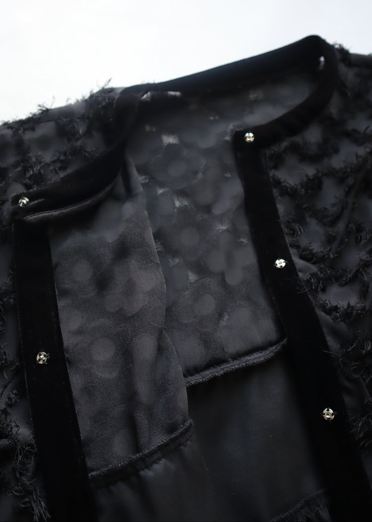 【第1位】cut jacquard tiered blouse/K256-66130