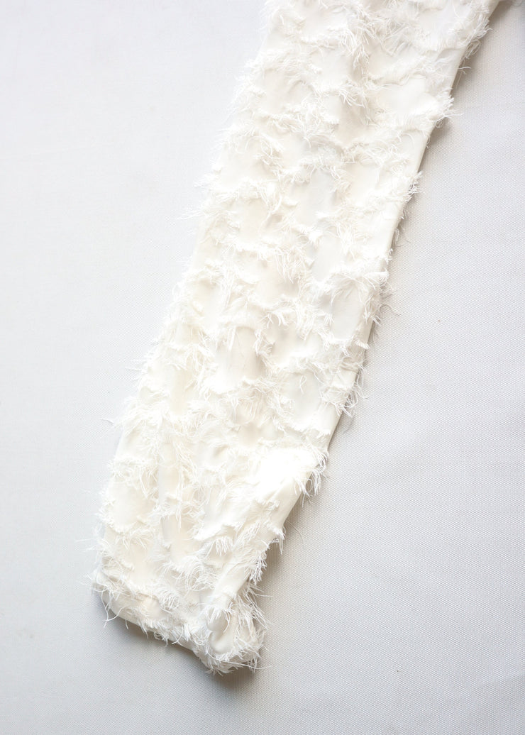 【第1位】cut jacquard tiered blouse/K256-66130