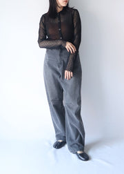Flocky dots shirts/K256-66122