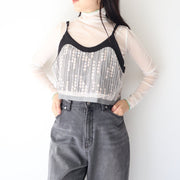 【第2位】2way sequins camisole/K246-66109