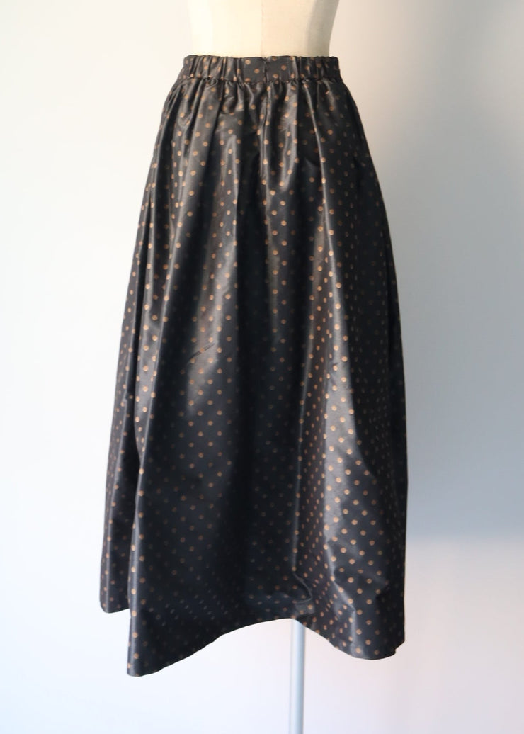 dot flare skirt/K256-65101
