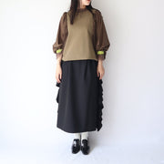 Side frill skirt/K246-65084