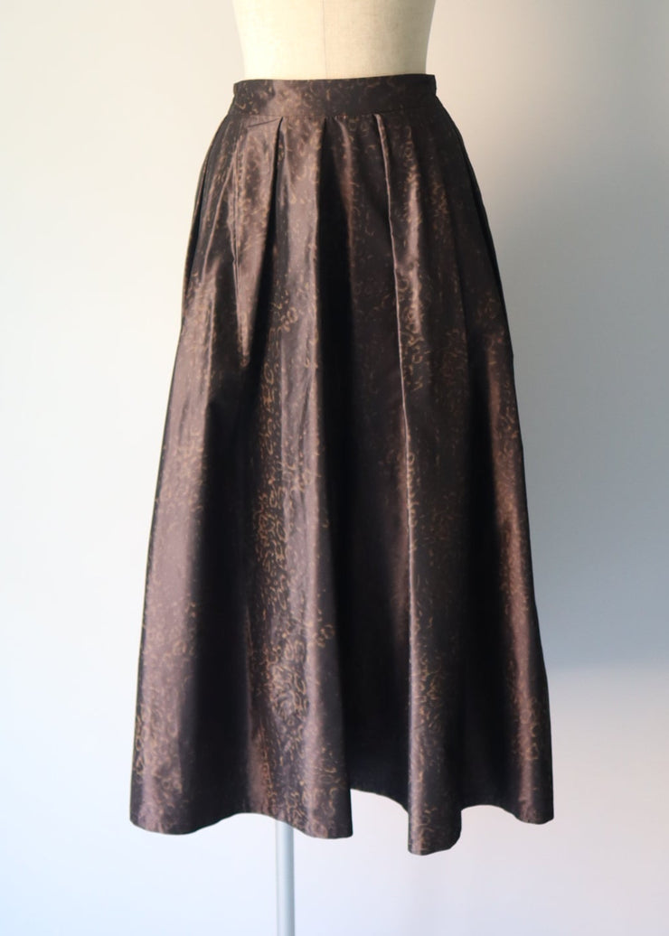 leopard flare skirt/K256-65101