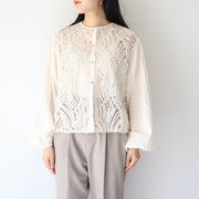 Back gather blouse/K246-66105