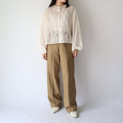 Center press stitch pants/K246-64142