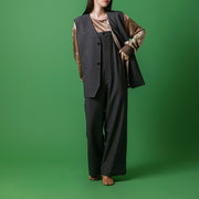 Front tweed vest/K246-68120