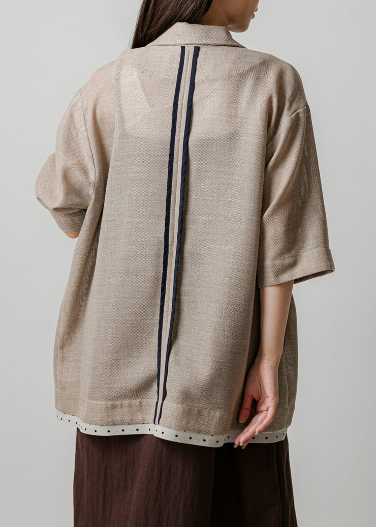 【新作】half sleeve jacket/K251-68139