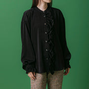 Frill blouse/K246-66112