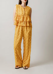 cut  jacquard no sleeve/K251-66123