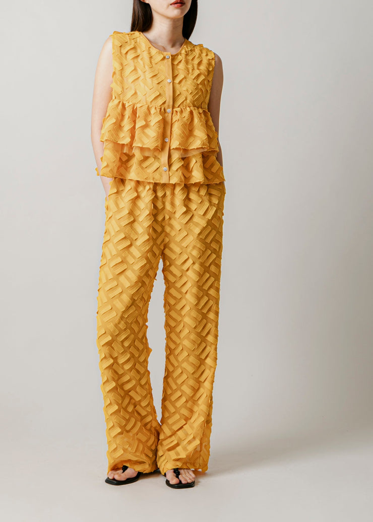 cut  jacquard no sleeve/K251-66123