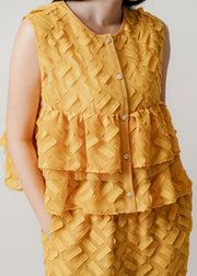 cut  jacquard no sleeve/K251-66123