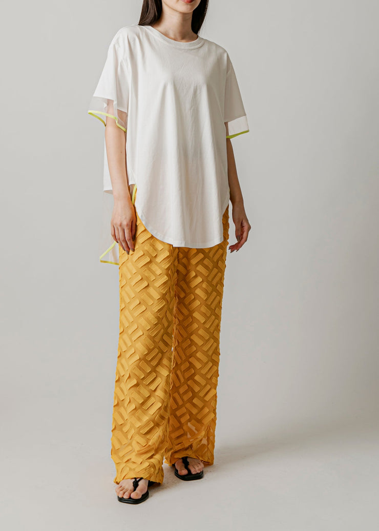 cut  jacquard pants/K251-64160