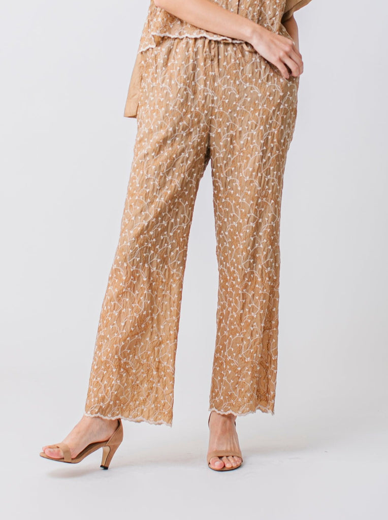 Embroidery easy pants/K241-64139 – Kittle.