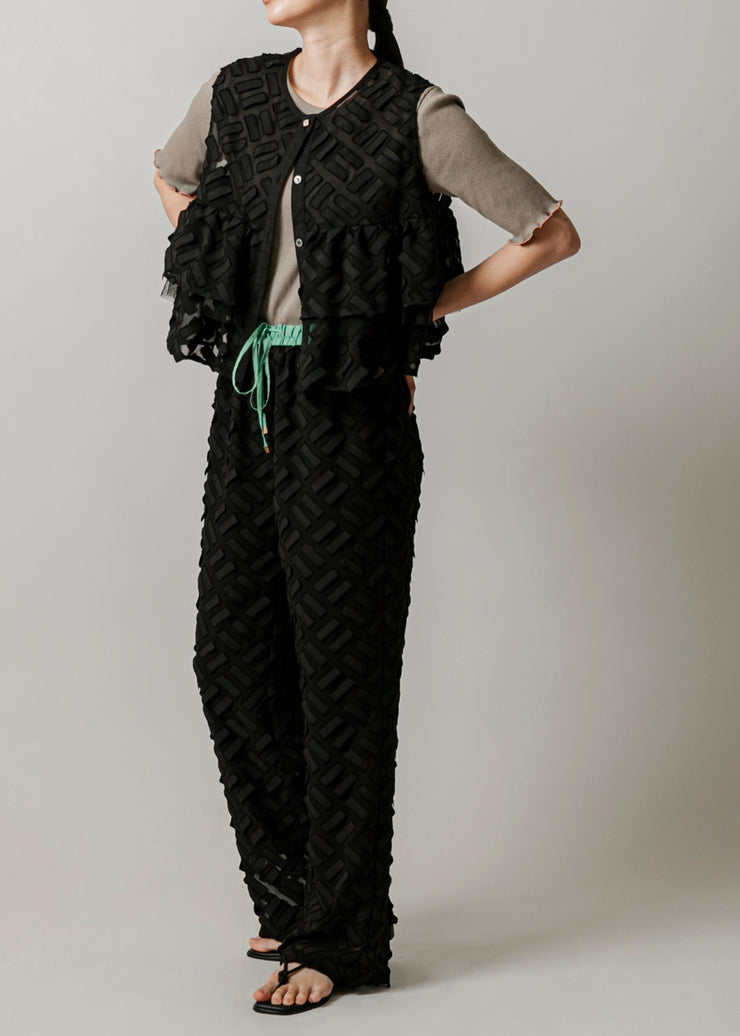 cut  jacquard no sleeve/K251-66123