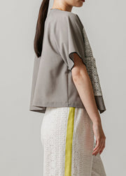front lace blouson/k251-66127