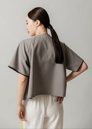 front lace blouson/k251-66127