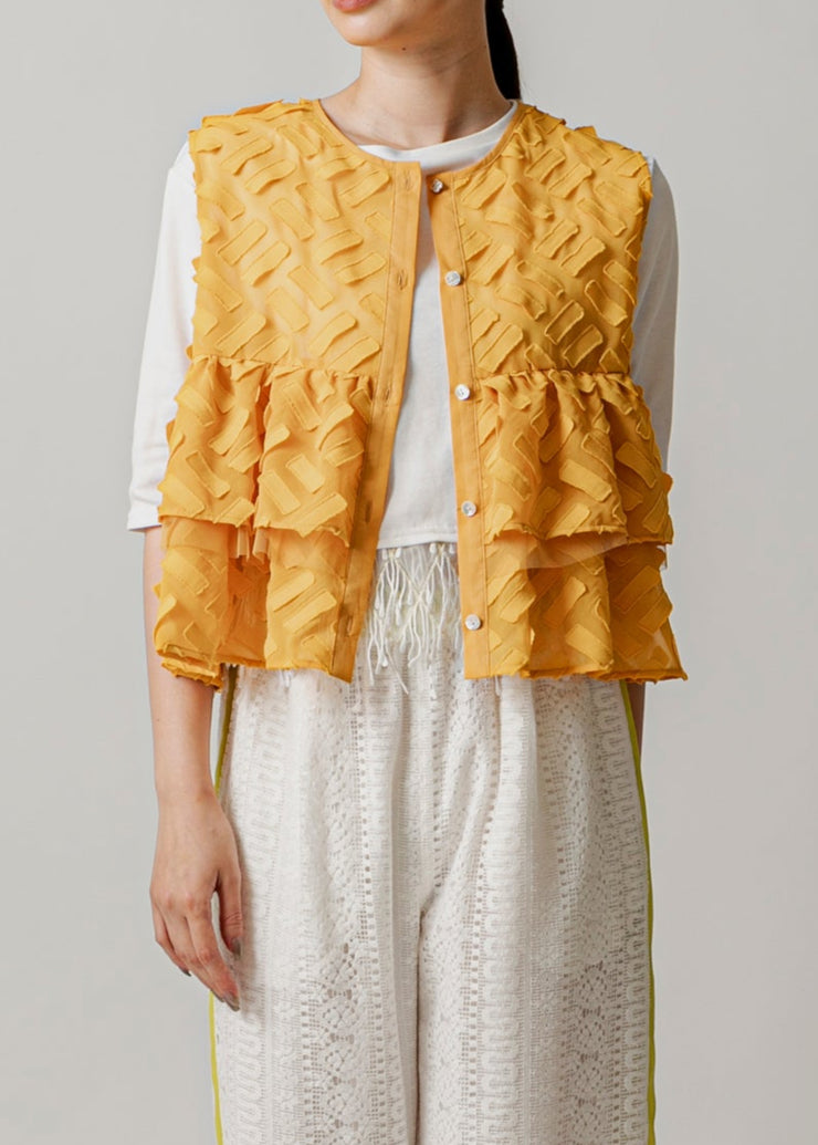 cut  jacquard no sleeve/K251-66123