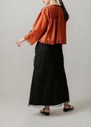 【新作】lace front string cardigan/K251-66120