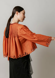 【新作】lace front string cardigan/K251-66120
