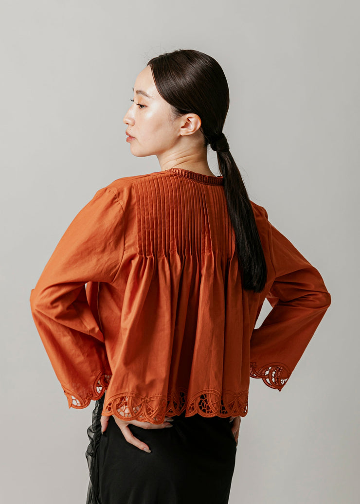 【新作】lace front string cardigan/K251-66120