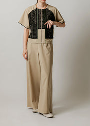 front lace blouson/k251-66127