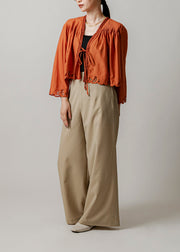 【新作】lace front string cardigan/K251-66120