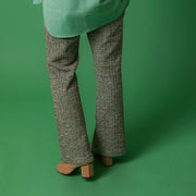 Tweed flare pants/K246-64149