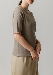 【新作】lame rib Tshirt/K251-62260