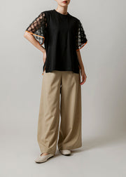 【新作】Sheer sleeve Tshirt/K251-62256