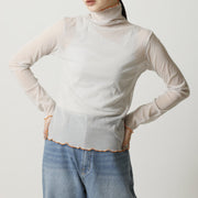 Tulle high neck tops/K236-62188