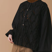 Back gather blouse/K246-66105