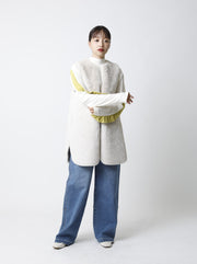 Reversible fur vest/K236-68090