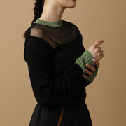 【第4位】Bicolor rib knit/K246-61050