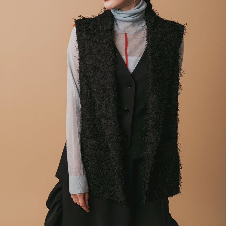 【第5位】Shaggy vest in vest /K246-68116