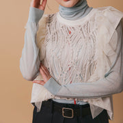 【第3位】Center color sheer knit/K246-61049