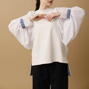 Sleeve volume tops/K246-62222